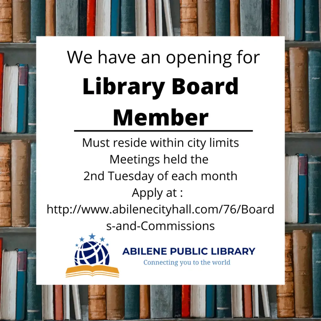 Library Board Opening