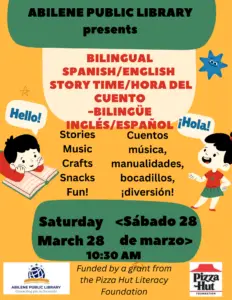 Bilingual-Bilingüe Spanish/English - Inglés/Español Story Time/hora del cuento