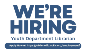 We're Hiring Poster