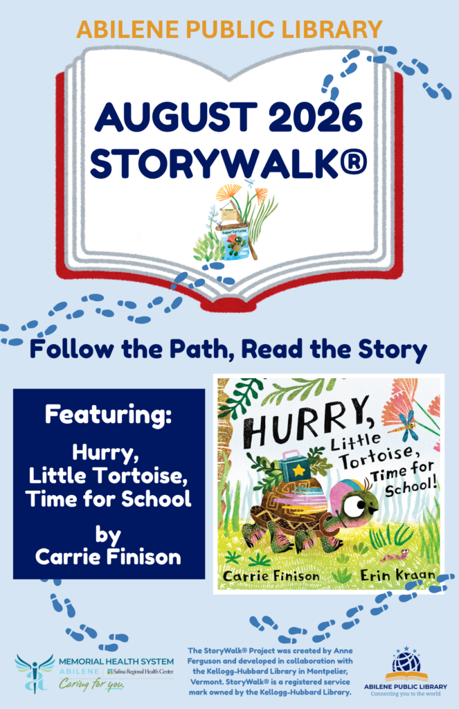 Poster for August Story Walk