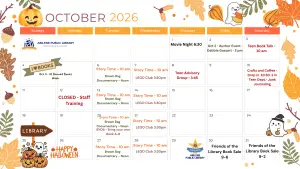 October Calendar