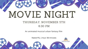Movie Night Nov 6th 6:30 pm